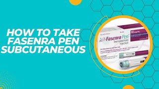 How to take Fasenra Pen Subcutaneous [upl. by Kenleigh]