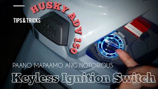 Sym Husky ADV 150  Tips on using Keyless Ignition System [upl. by Schlenger310]