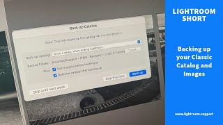 Lightroom Classic Backup your Catalog and Images integrate with Dropbox OneDrive and others [upl. by Pius871]