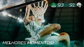 Estreia com vitória no NBB Caixa Bauru Basket 93 x 91 Brasília 151024 [upl. by Rotce300]