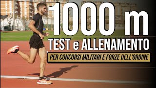 1000m Test e allenamento per concorsi militari e forze dellordine [upl. by Gypsy240]