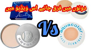 DRY PANCAKE VS AQUA PANCAKE  Difference  How To Apply Pancake  Kryolan Base Makeup Tutorial [upl. by Banerjee312]