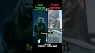 EMILY ARMSTRONG vs CHESTER BENNINGTON Linkin Park  Numb  shorts versus music [upl. by Farra]