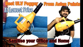 Best ULV Fogger for sanitizing work  Asian Paints ulv Fogger  best ulv sprayer for sanitizing work [upl. by Domeniga]