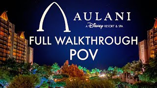 Disney’s Aulani Resort Pool  Lobby Walkthrough POV [upl. by Auot]