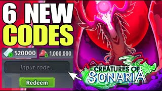 NEW CREATURES OF SONARIA CODES 2024  CREATURES OF SONARIA CODE  CREATURES OF SONARIA [upl. by Ayhdiv584]