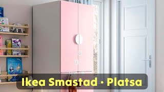 Ikea Smastad  Platsa  Armario infantil para guardar la ropa [upl. by Adlez]