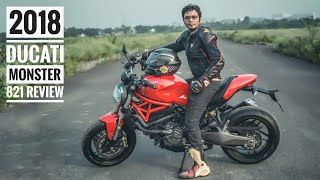 2018 Ducati Monster 821 Review  Comparsion Z900 amp street Triple  RWR [upl. by Richard777]