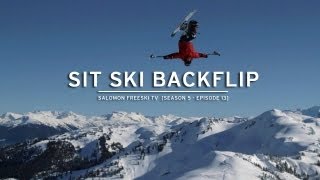 Salomon Freeski TV S5 E13 Sit Ski Backflip [upl. by Anglo229]