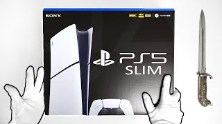 The PS5 Slim Unboxing  New PlayStation 5 Console Disc and Digital [upl. by Kirstyn469]