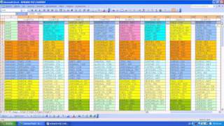 HORARIOS UTILIZANDO EXCEL PARTE 1 [upl. by Ludovick536]