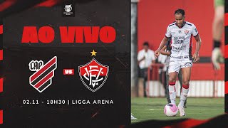 ATHLETICO PARANAENSE X VITÓRIA  NARRAÇÃO AO VIVO  BRASILEIRÃO 2024 [upl. by Cox]