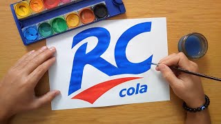 How to draw the RC cola logo [upl. by Tomlinson]