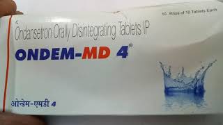 Ondem 4 MG Tablet MD Uses Dosage Side Effects Composition in hindi [upl. by Adnuahsar]