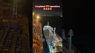 Completed STS unmooring ops [upl. by Anelahs]