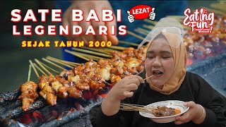 SATE BABI SEGARAN LEGENDARIS  MANTAP   Eatingfun Eps 32  Kuliner Kediri [upl. by Ayle30]