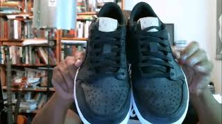 Air Jordan 1 Retro Low OG Premium BlackVachetta TanWhite  Authentic Verification [upl. by Marrissa478]