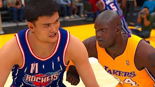 Rookie Yao Ming vs PRIME Shaq NBA 2K24 Yao Ming My Career [upl. by Milty]