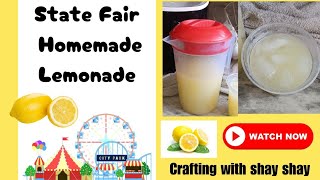 VIRAL STATE FAIR Irresistible Lemonade Recipe  So GOOD U Want MORE [upl. by Fleeta]