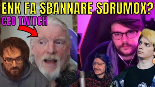 CROIX89 SCOPRE CHE ENK PARLA DELLO SBAN DI SDRUMOX COL CEO DI TWITCH [upl. by Siouxie]