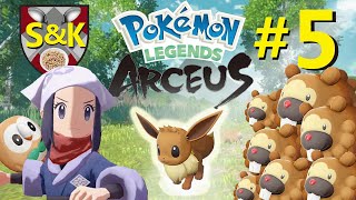 Adding to the Bidoof Army  Pokémon Legends Arceus 5 [upl. by Novar]