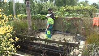 Meier Gartenbau saniert einen verlandeten Teich in Oberseen [upl. by Anwahsal]