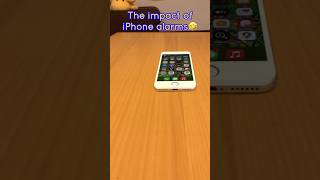 Impact of iPhone alarm😂😅shorts funny fyp [upl. by Darius]