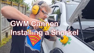 GWM Cannon Snorkel install [upl. by Atsyrc676]