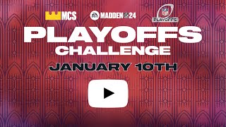 Madden 24 Playoffs Challenge  Madden Championship Series [upl. by Leahcimauhsoj]