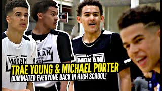 Trae Young amp Michael Porter Jr Were The MOST DOMINANT Duo In AAU NASTY Handles Dimes amp Dunks [upl. by Laurice]