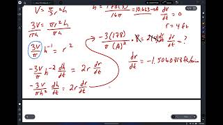 Calculus Notes 155 Related Rates DM Version [upl. by Ahsert]