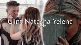 Clint Natasha Yelena edit Lovely [upl. by Shugart951]