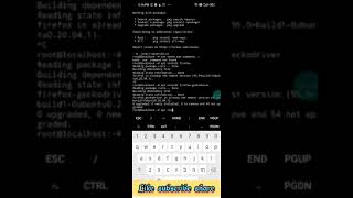 install Firefox  geckodriver pip selenium in ubuntu on android in termux [upl. by Egief941]