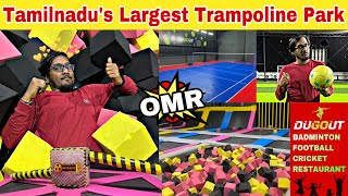 DUGOUT The Biggest Trampoline Park in Chennai  Why Cant We  Explore [upl. by Brunhilde]