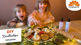 Floralux DIY Kerstkoekjes bakken en versieren [upl. by Ecnarepmet376]