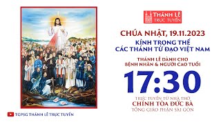 🔴KÍNH TRỌNG THỂ CÁC THÁNH TỬ ĐẠO VIỆT NAM  1730 NGÀY 19112023  NHÀ THỜ ĐỨC BÀ [upl. by Seaddon192]