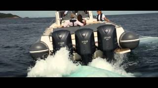 Yamaha made for Water F350 Outboard engine in action [upl. by Tamas495]