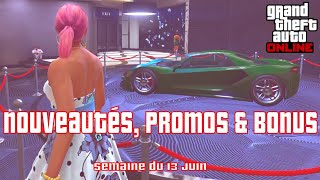 GTA Online  Nouveautés Promos amp Bonus de la semaine du 13 juin DLC Mercenaires de San Andreas [upl. by Raual]