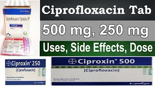 Ciprofloxacin 500mg 250 mg  ciproxin 500mg 250 mg  Uses Side Effects Dosage [upl. by Aneerahs]