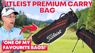 Titleist Premium Carry Bag  One Of the Best Golf Bags [upl. by Anuahsal]