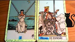 Combinaciones tarot con el DOS de ESPADAS  ARCANOS MENORES DE ESPADAS Por TARA [upl. by Servais]