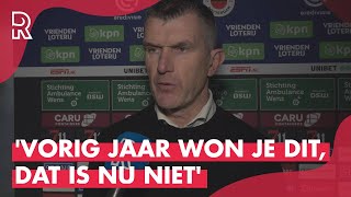 Dijkhuizen BEGRIPVOL na ExcelsiorVitesse 12 Iedereen stelt DEZELFDE VRAGEN [upl. by Nynahs]