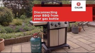 How To Disconnect Your Gas BBQ  Calor Gas [upl. by Noswal]