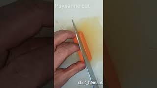 Paysanne cut  Carrot cuts shorts youtubeshorts shortvideo [upl. by Obla]