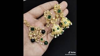 Beautiful design chokor set onlineshopping onlinejewellery [upl. by Eelac]