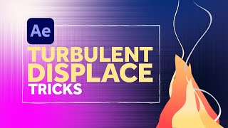 Turbulent Displace Tricks in After Effects  Tutorial [upl. by Norehs]