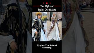 🌹 Two Styles One Heritage Uyghur Traditional Clothing fyp fypviral uyghurculture [upl. by Dusty]