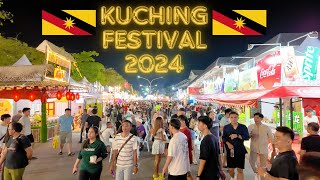 Kuching Food Festival 2024  古晋美食节  MustSee Highlights Before You Go [upl. by Repsag]