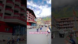 Wengen village Switzerland lauterbrunnen vlog wengenswitzerland [upl. by Lonee]