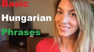 Basic Hungarian Phrases [upl. by Eniamreg]